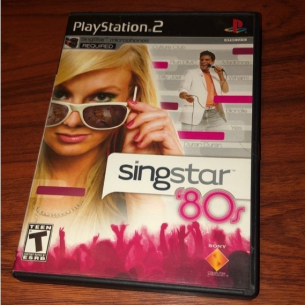PlayStation 2 SingStar 80’s Game